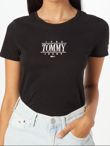 Tommy Jeans T-shirt – Zwart – Dames