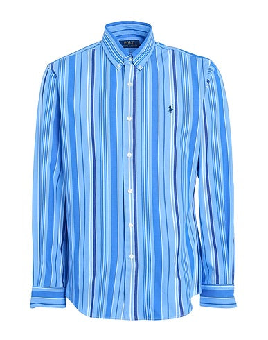 Ralph Lauren Gestreepte Blouse – Lichtblauw – Heren