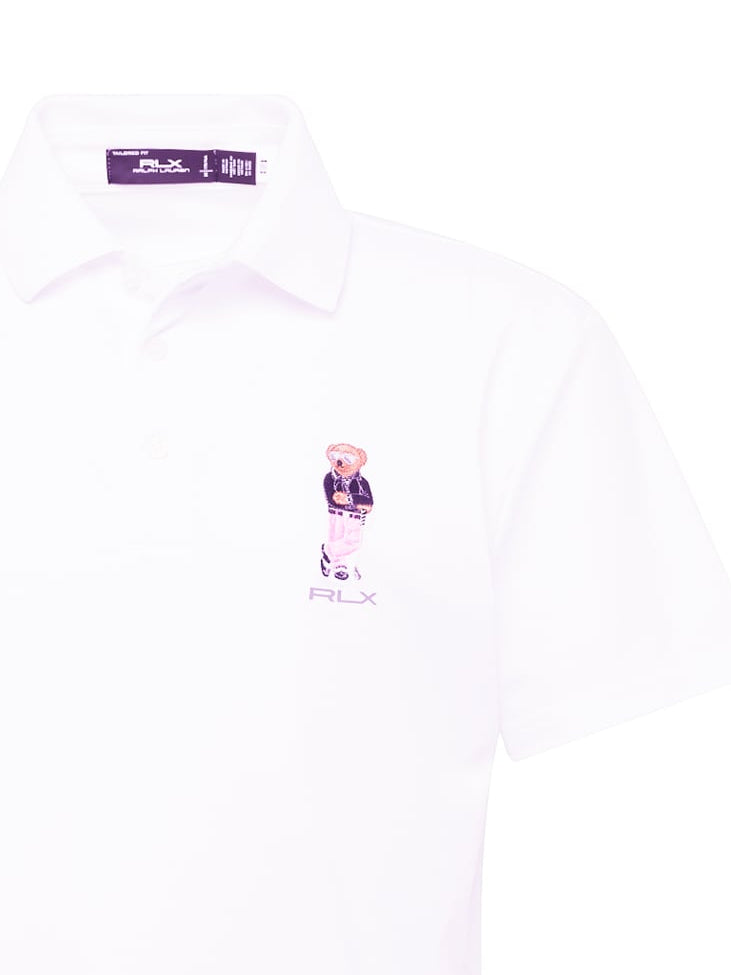 Ralph Lauren Bear Poloshirt – Wit – Heren