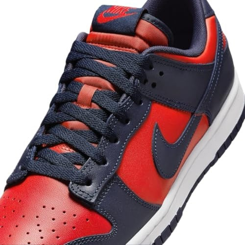 Nike Dunk Low Retro Sneakers – Black/Red – Men