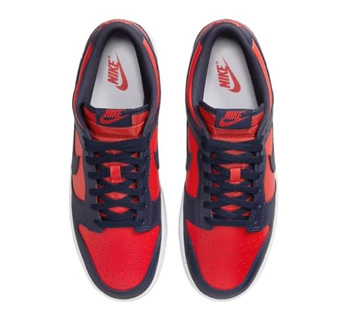 Nike Dunk Low Retro Sneakers – Black/Red – Men