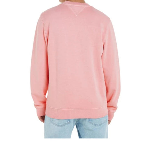 Tommy Jeans Badge Sweater - Pink – Men