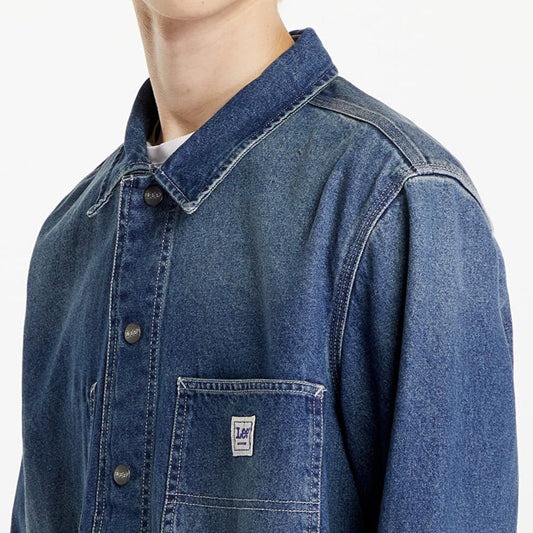 Lee Manhattan Overshirt – Blauw – Heren
