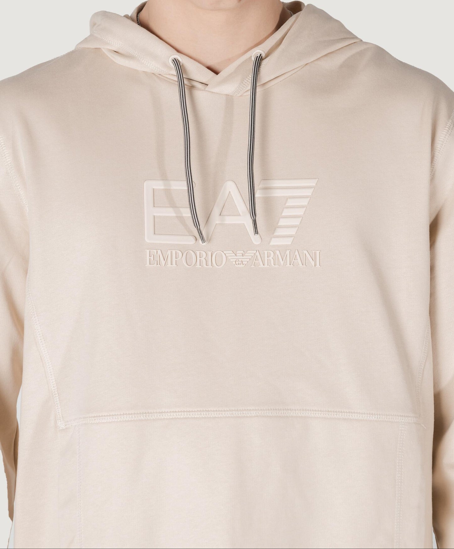 Emporio Armani EA7 Hoodie – Beige – Heren