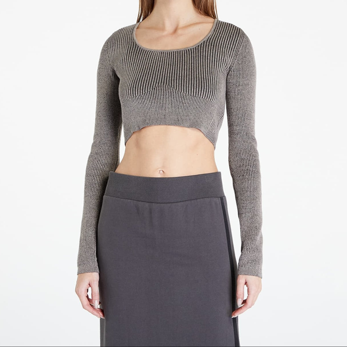 Calvin Klein Jeans Croptrui – Grijs – Dames