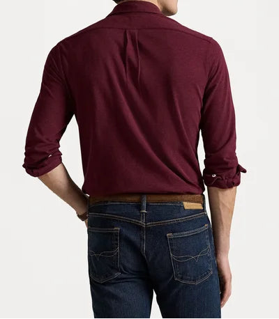 Ralph Lauren Shirt – Bourgondië – Heren