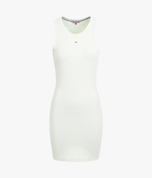 Tommy Jeans Slim Fit Zomerjurk – Wit – Dames
