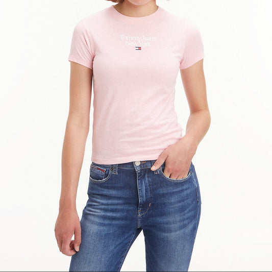 Tommy Jeans T-shirt – Roze – Dames