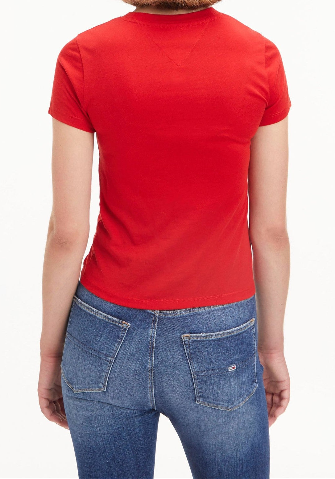Tommy Jeans T-Shirt – Rood – Dames
