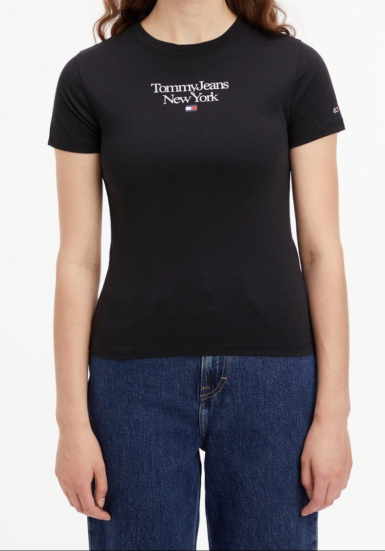 Tommy Jeans T-shirt – Zwart – Dames