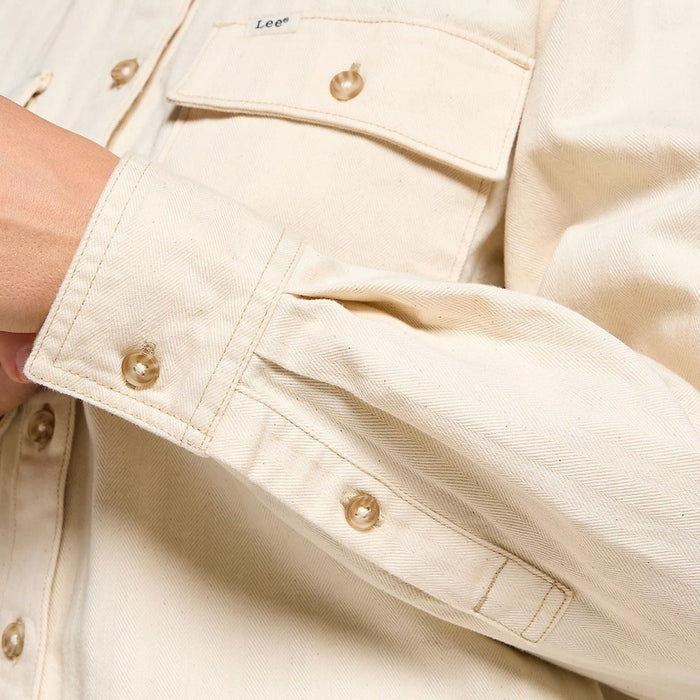 Lee Knoopshirt – Beige – Dames