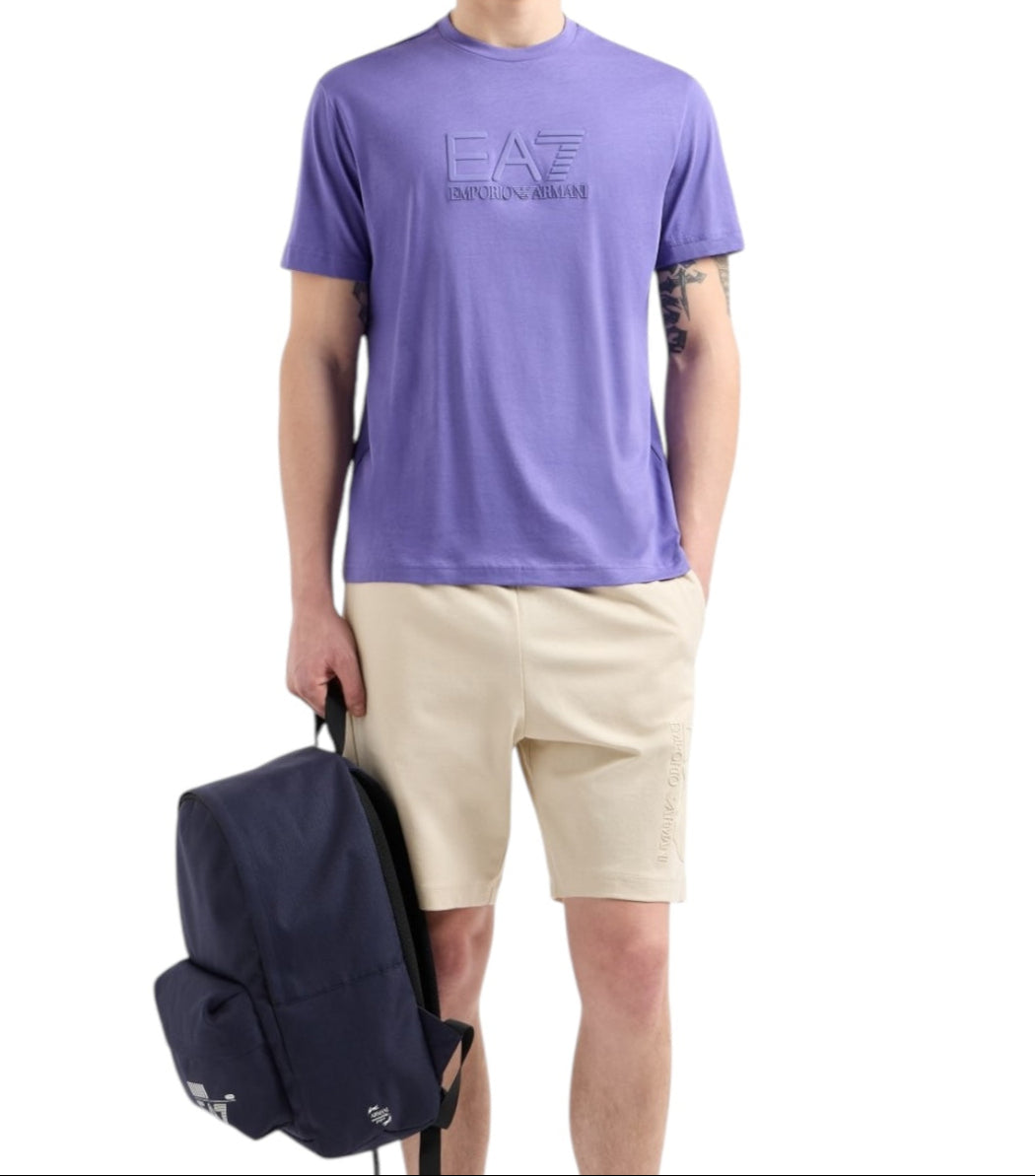 Emporio Armani EA7 T-shirt – Paars – Heren