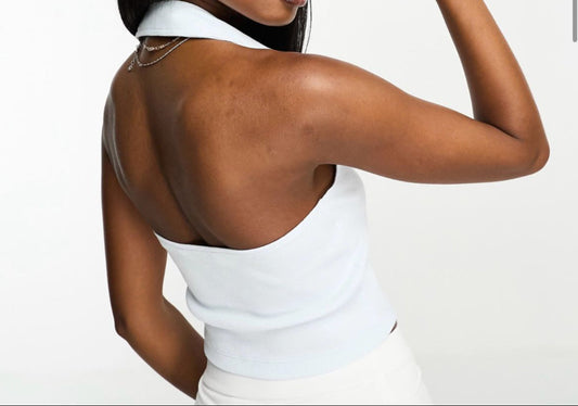 Tommy Jeans Zip Polo Shirt – White – Women