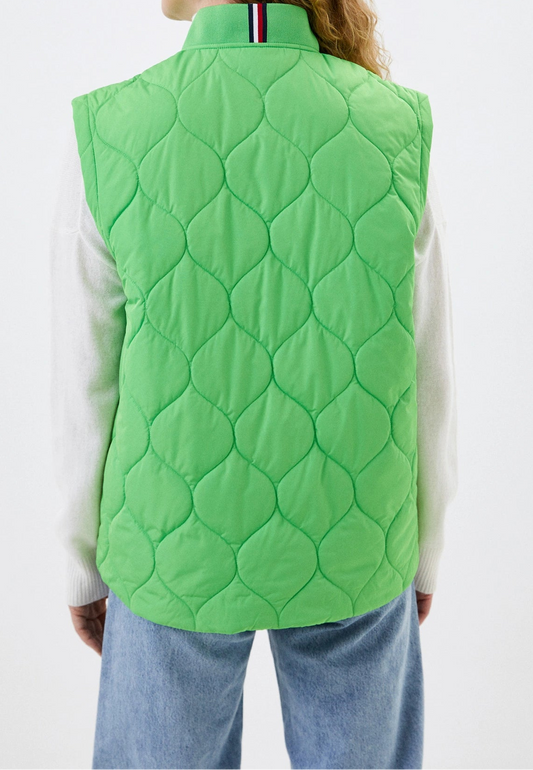 Tommy Hilfiger Gewatteerd Gilet – Groen - Dames