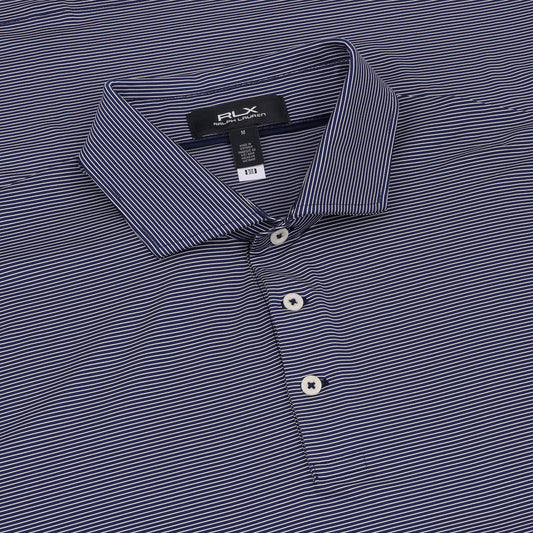 Ralph Lauren Polohemd met Klassieke Pasvorm en Strepen - Marineblauw - Heren