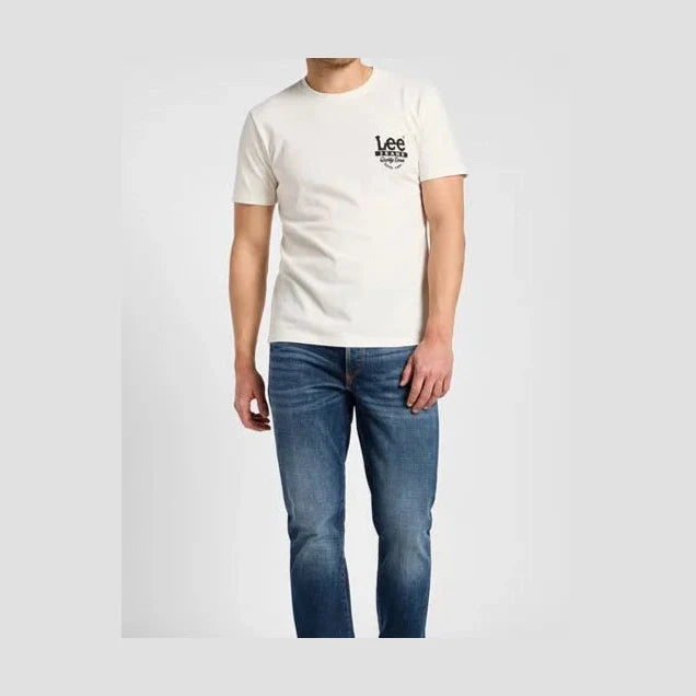 Lee T-shirt – Wit – Heren