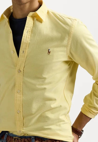 Ralph Lauren Slim Fit Poloshirt – Geel – Heren