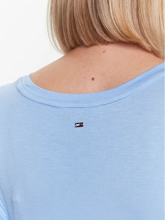 Tommy Hilfiger Regular Fit Jurk – Blauw – Dames