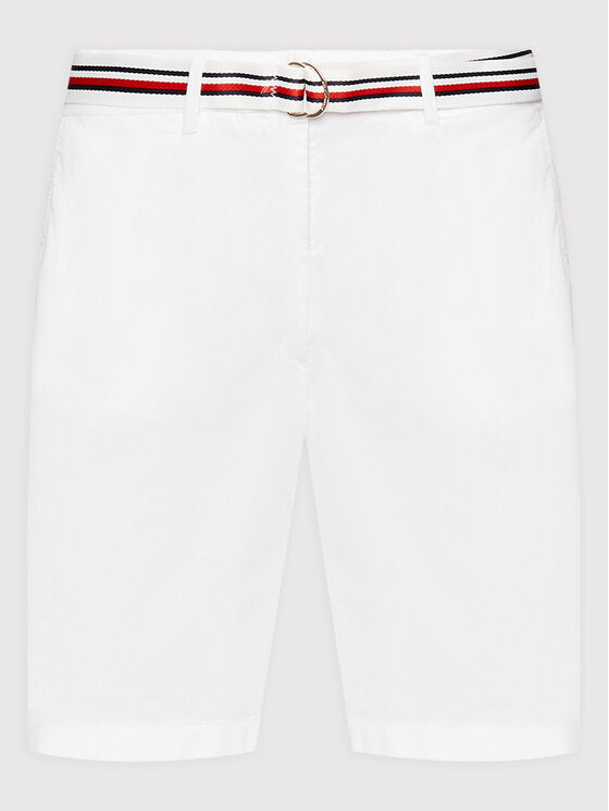 Tommy Hilfiger Regular Fit Shorts – Wit – Dames