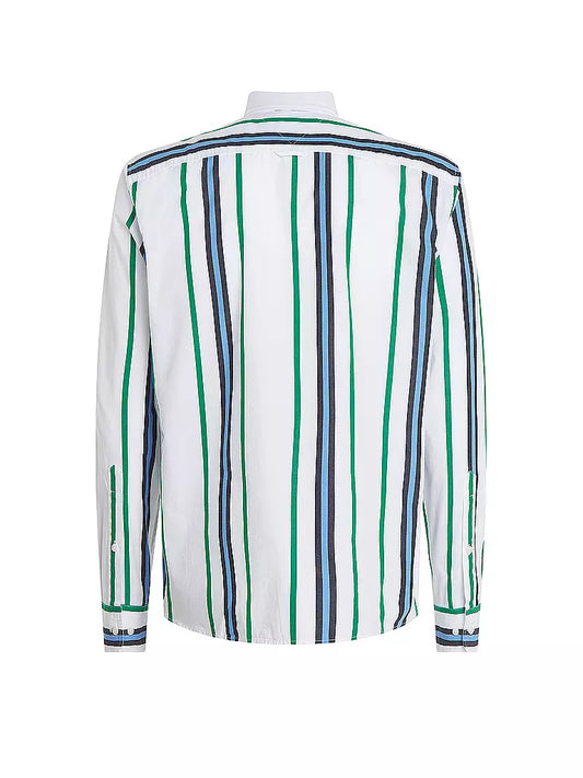 Tommy Hilfiger Vertical Stripe Shirt – Striped – Men