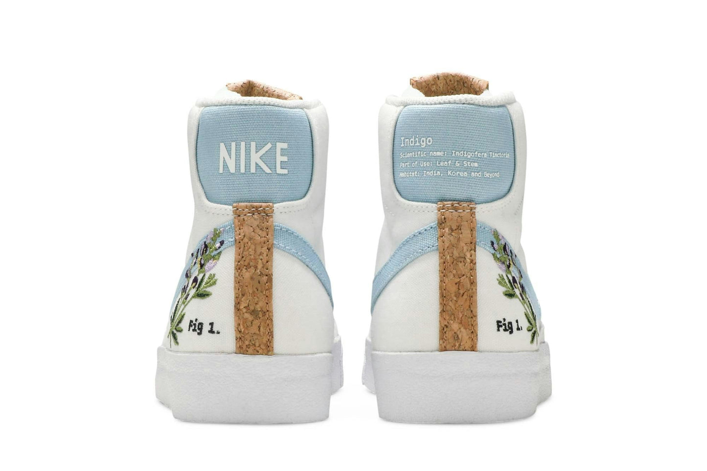 Nike Blazer Mid 77 Sneakers – Wit/Blauw – Dames