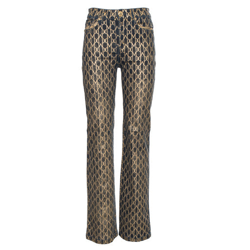 Guess by Marciano Gouden Monogram Jeans – Geometrisch – Dames