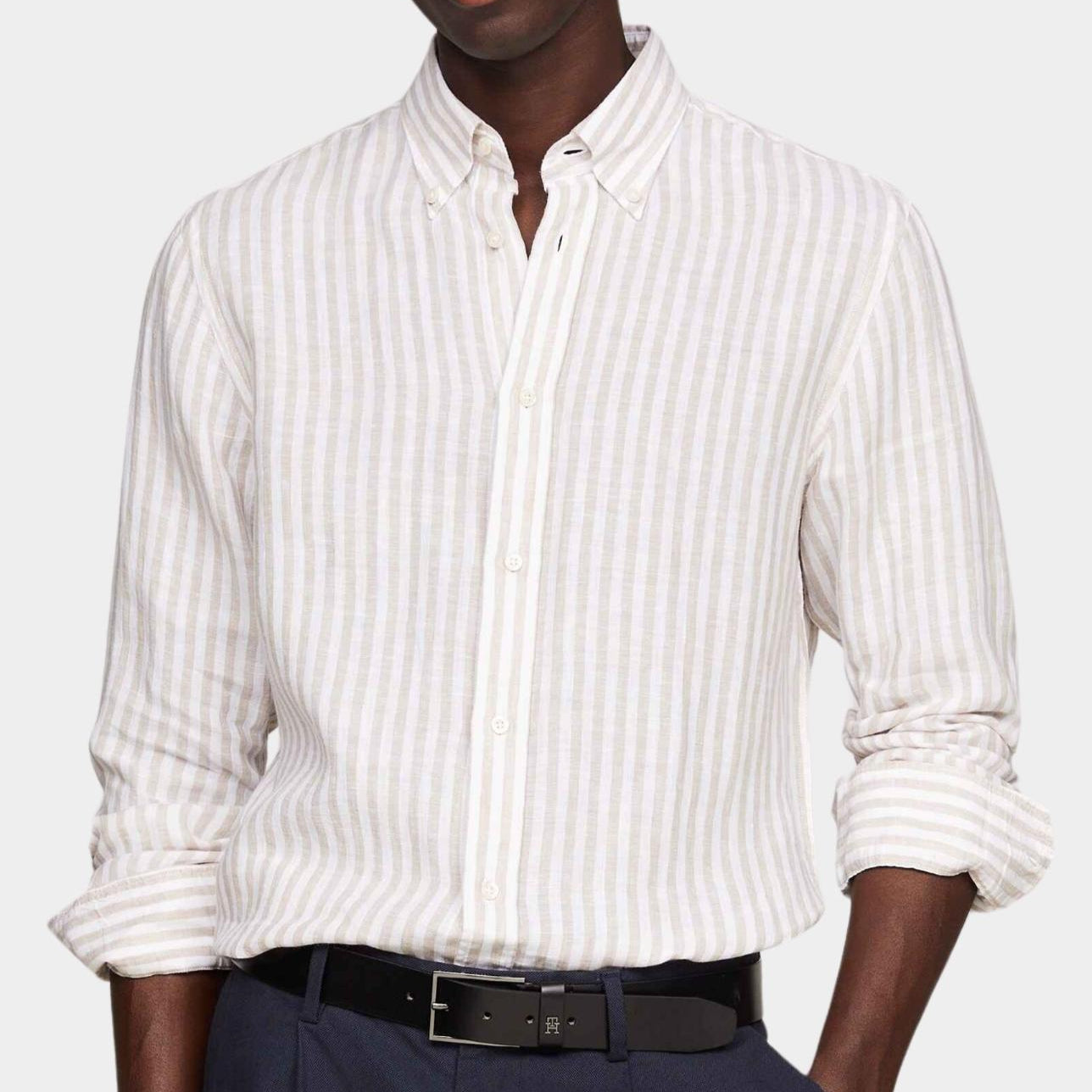 Tommy Hilfiger Casual Overhemd – Gestreept – Heren
