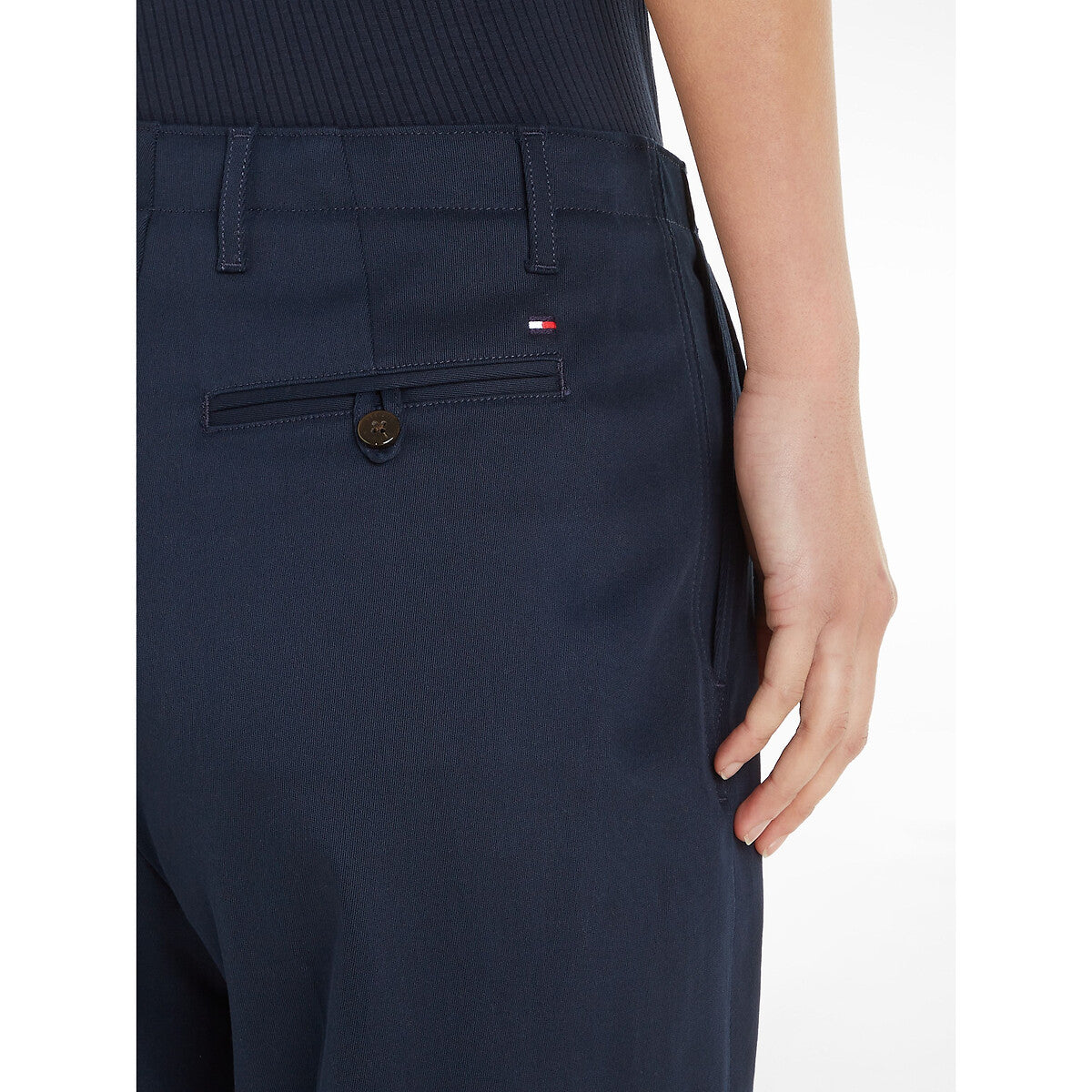 Tommy Hilfiger Relaxed Fit Broek – Marineblauw – Dames