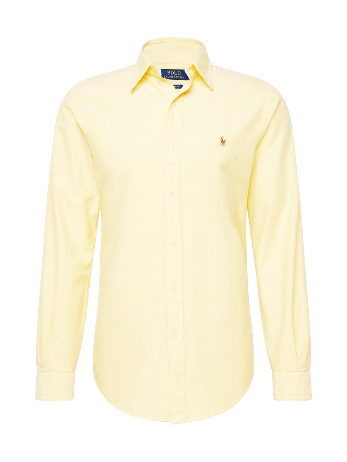 Ralph Lauren Getailleerd Oxford overhemd – Geel – Heren