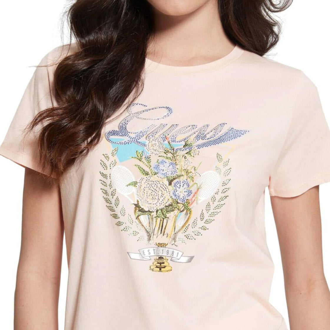 Guess T-shirt – Roze – Dames