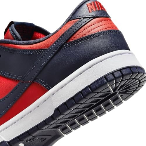 Nike Dunk Low Retro Sneakers – Black/Red – Men