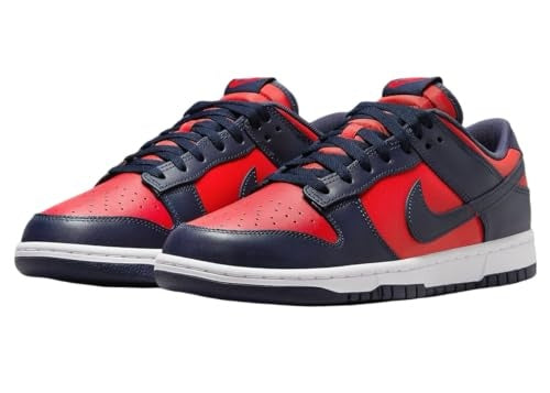 Nike Dunk Low Retro Sneakers – Black/Red – Men