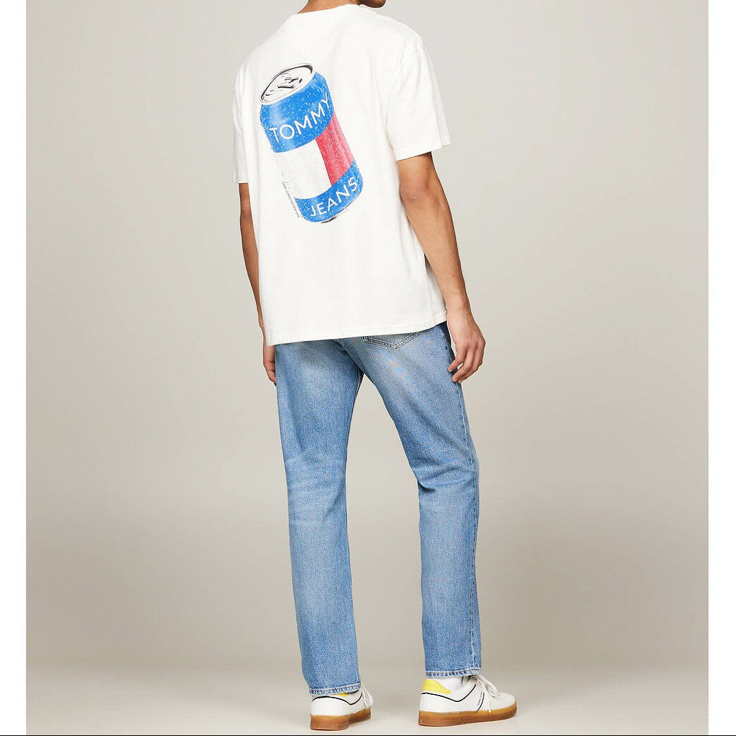 Tommy Jeans Regular Fit T-shirt – Wit – Heren
