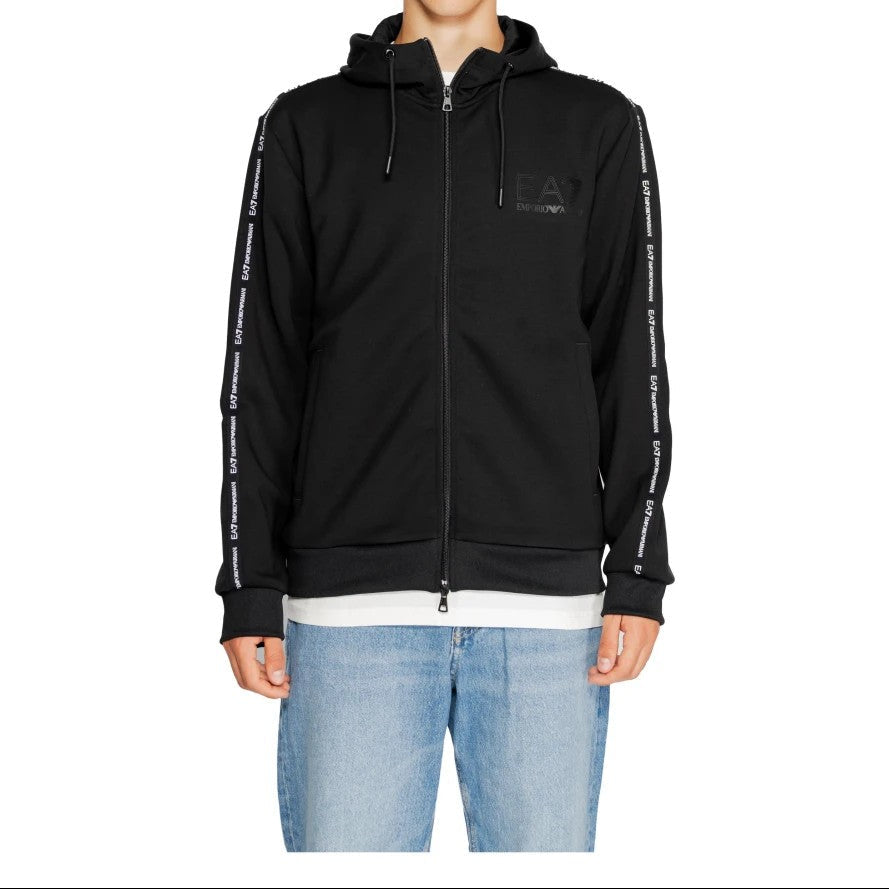 Emporio Armani EA7 Hoodie – Zwart – Heren