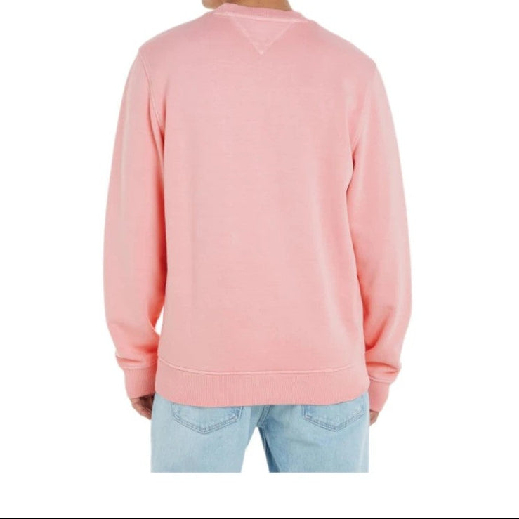 Tommy Jeans Badge Trui - Roze – Heren
