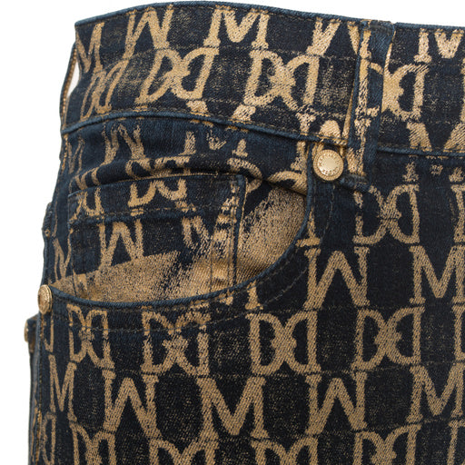 Guess by Marciano Gouden Monogram Jeans – Geometrisch – Dames
