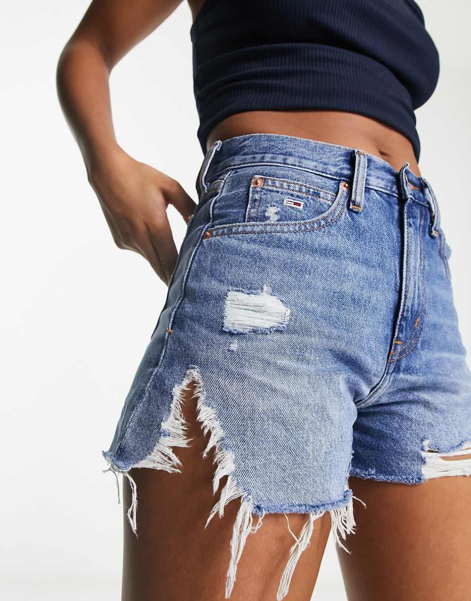 Tommy Jeans TJ Hot Shorts – Blauw – Dames