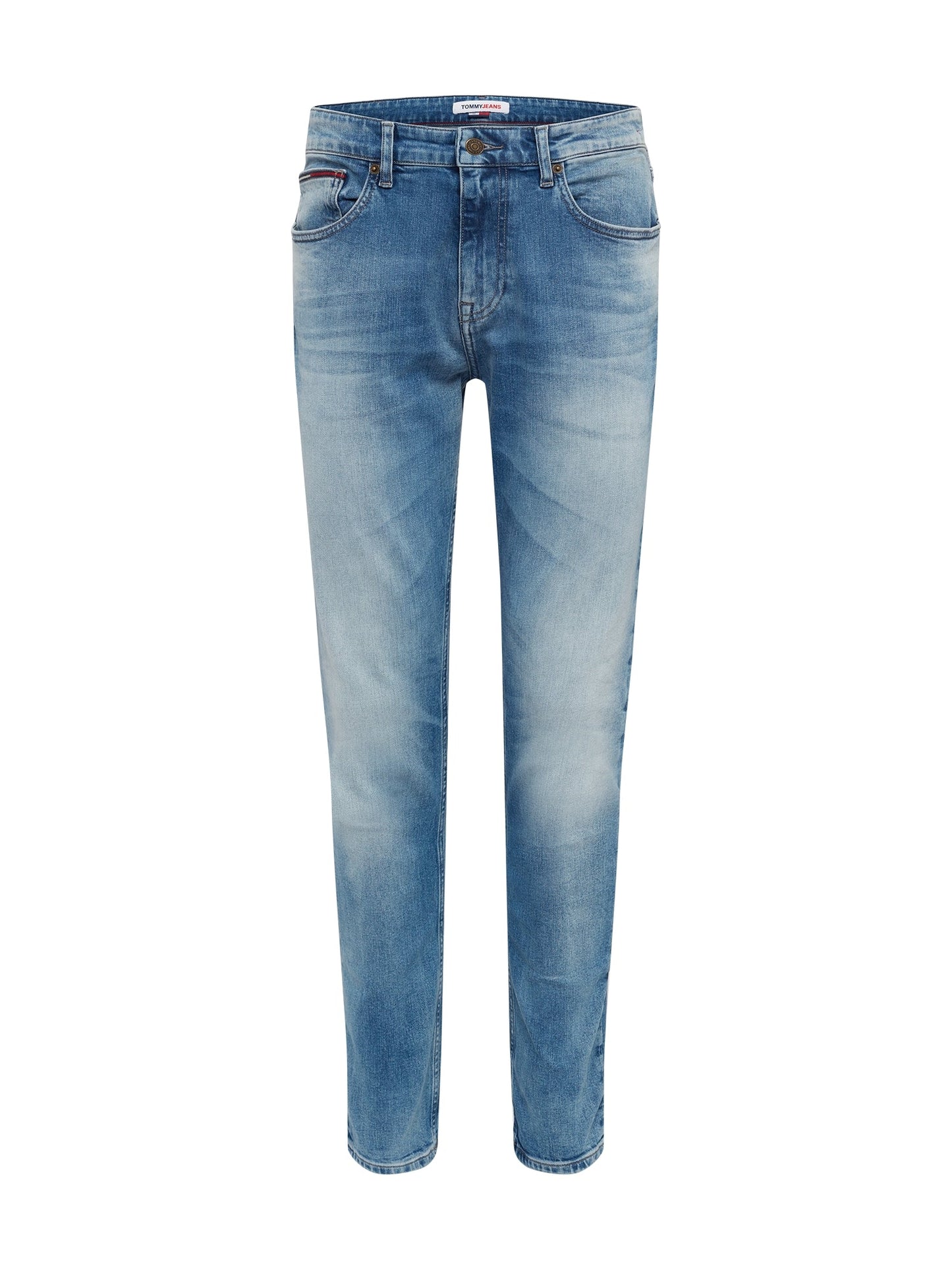 Tommy Jeans Austin Slim – Wit/Blauw – Heren