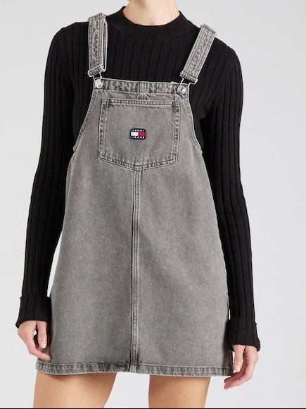Tommy Jeans Spijkerjurk – Grijs – Dames