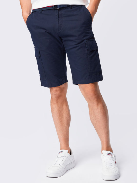 Tommy Hilfiger John Cargo with Belt Shorts - Navy Blue – Men
