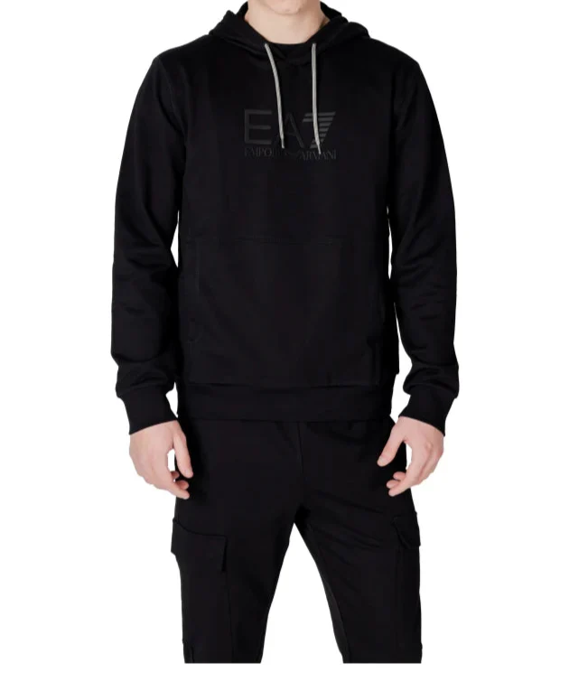 Emporio Armani EA7 Hoodie – Zwart – Heren