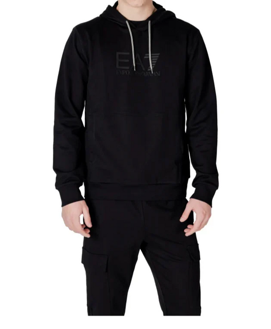 Emporio Armani EA7 Hoodie – Zwart – Heren