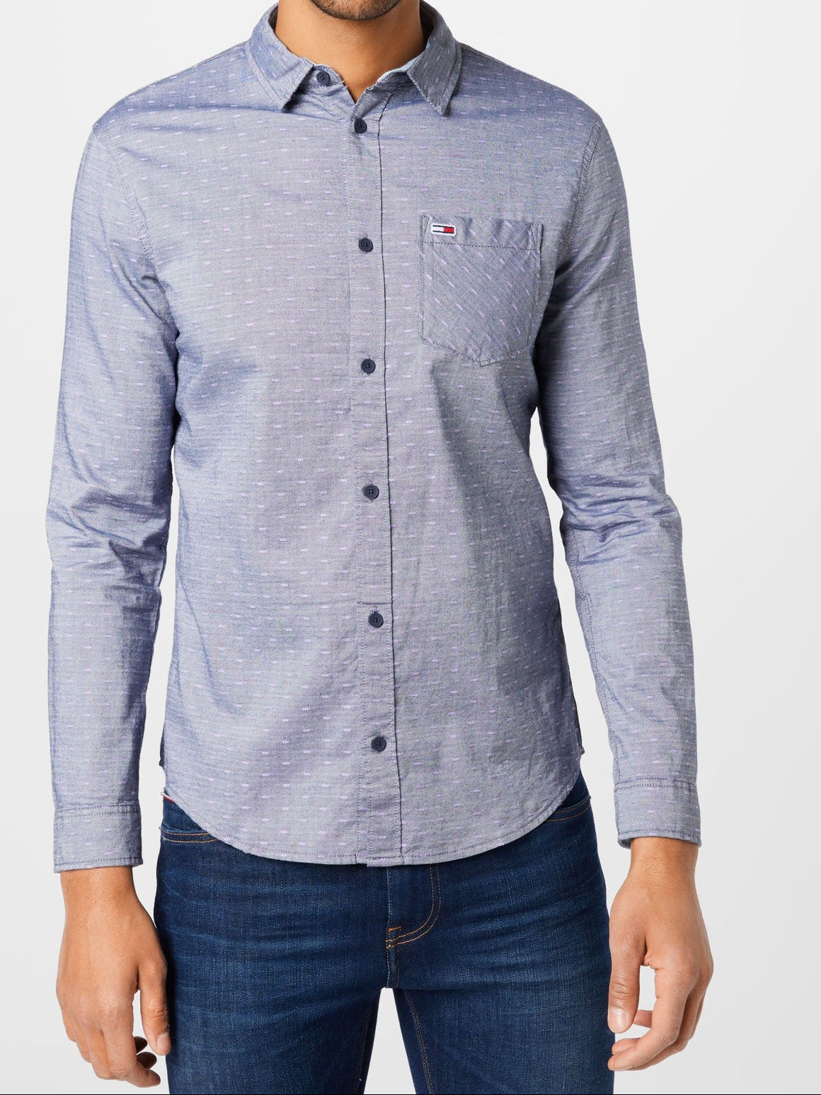 Tommy Jeans overhemd – Blauw – Heren