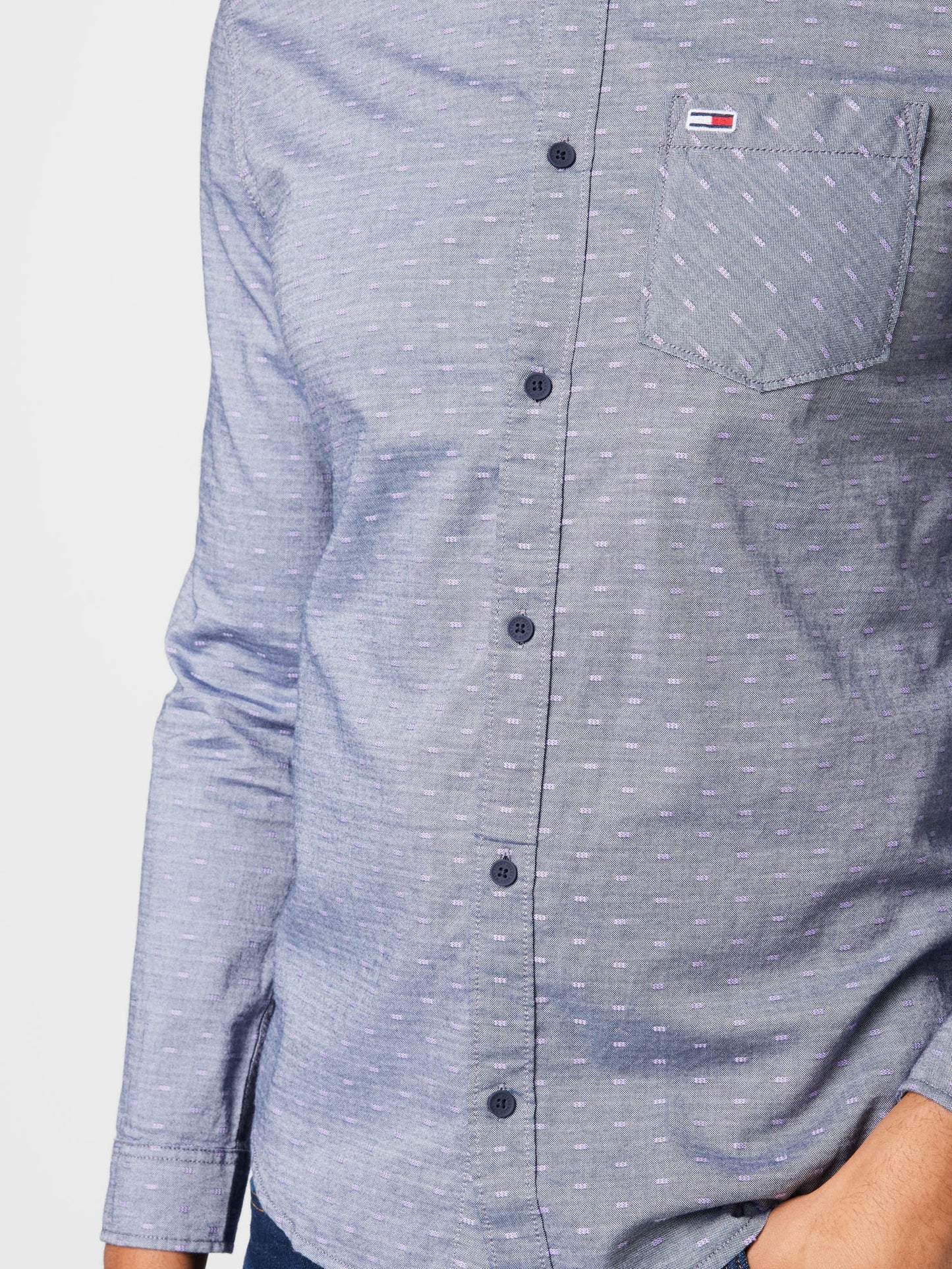 Tommy Jeans overhemd – Blauw – Heren