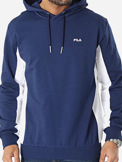 Fila Hoodie – Donkerblauw/Wit – Heren