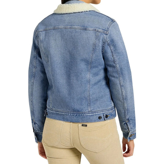 LEE Sherpa Jas – Blauw – Dames