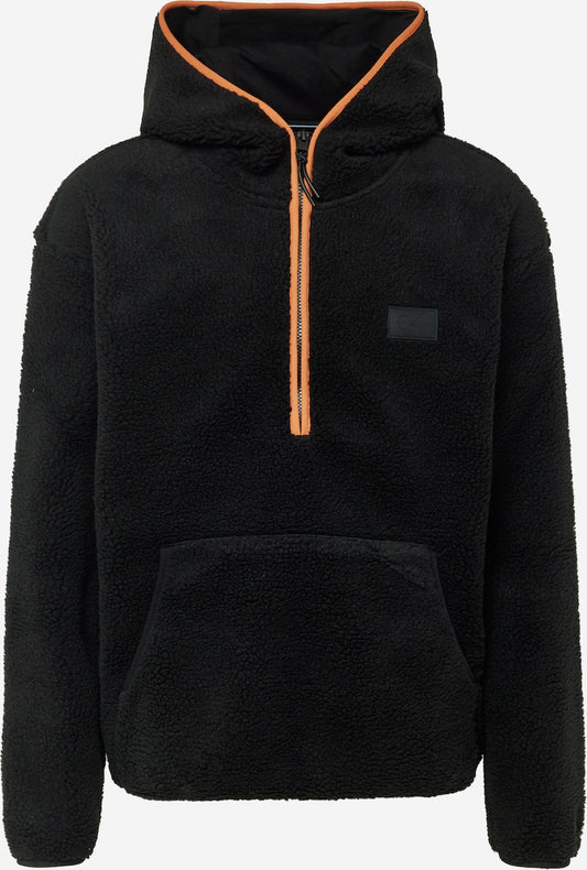 Calvin Klein Half Zip Hoodie – Black – Men