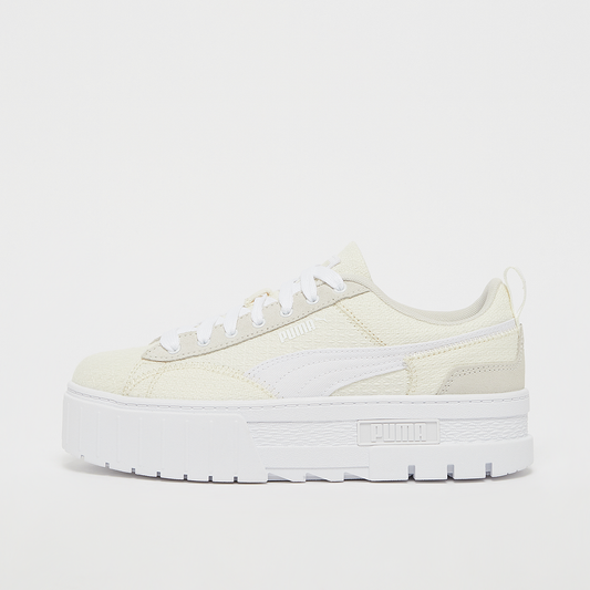 Puma Mayze Patchwork Sneakers – Beige/Wit – Dames