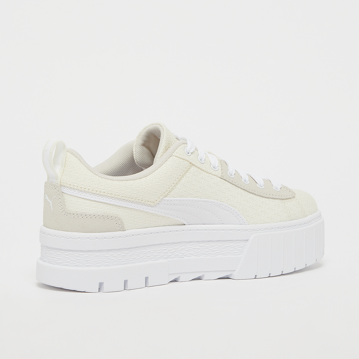 Puma Mayze Patchwork Sneakers – Beige/Wit – Dames