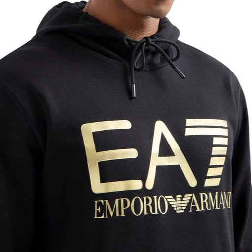Emporio Armani EA7 Hoodie – Zwart – Heren